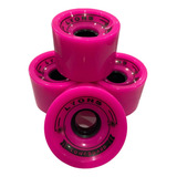 Roda Longboard 70mm 78a Importada Diversas Cores + Porcas 