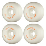 Roda Mini Logo 53mm 101a A-cut Branca Skate Conica Importada