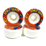 Roda Moska 58 Mm Bowls Banks 101 A + Rolamento Red Bones