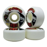 Roda Moska Skate 55 Mm + Grátis Jogo Porcas De Roda