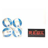 Roda Next 53 Mm Qualidade Moska + Rolamento Red Bones