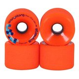 Roda Orangatang Fat Free 65mm 77a Azul - Skate Longboard