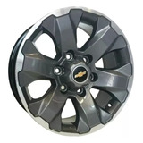 Roda S10 Aro 16 Chevrolet Modelo / Unidade Cor Grafite Diamante 6x139