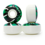 Roda Screen 53mm 99a Street Green - 4 Rodas Skate