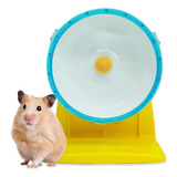 Roda Silenciosa Exercício Brinquedo Roedores Hamster Ratos Cor Azul