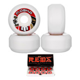Roda Skate Moska 54mm 53d Rock Street + Rolamento Redbones 