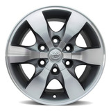Roda Toyota Hilux R32 Aro 16 6x139 (1 Unid) + Bico Cor Grafite Diamantado