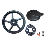 Roda Traseira Liga Leve Factor Ybr Fazer 125 150 Completa 5p