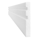 Rodapé Roda Meio Moldura Porta Janela Isopor 10cm Kit 20mts