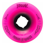 Rodas Freak Surfskate Modelo Shock Wave 92a 65mm Na Cor Rosa