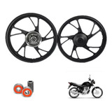 Rodas Liga Leve Fan 125 2009 A 2013 Pé De Galinha Ks Tambor