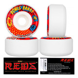 Rodas Moska 58mm Bowl Banks Rock 53d + Rolamento Redbones 