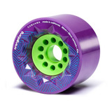 Rodas Orangatang Caguama 85mm 83a Roxa + Lixa Long Board