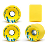 Rodas Orangatang Stimulus 70mm 86a Amarela - Longboard Skate
