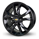 Rodas Scorro Chevrolet Onix Celta Aro 15 4x100 (jogo)+bicos Cor Preto-brilhante