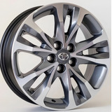 Rodas Toyota Corolla Xrs 2018 Aro 16 (jogo) + Bicos Cor Grafite Diamantado