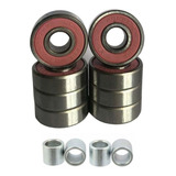 Rolamento Abec 7 Com Espaçador Para Skate E Longboard
