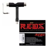 Rolamento Redbones Reds Skate Ou Long Original + Chave T 