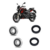 Rolamentos Roda Dianteira Dafra Apache Rtr 200 Kit