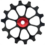 Roldana Câmbio Bike 14 Dentes Para 12v Preta Rolamento
