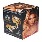 Rolinho Papel Aluminio Mechas 12cmx200 Metros - 14 Micras