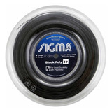 Rolo De Corda Sigma Black Poly 200m 1.25mm Preta - Polyester