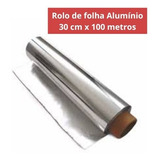 Rolo De Papel Alumínio 30 Cm X 100 Metros
