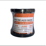 Rolo Fio Arame Aço Inox 0,45mm Para Apicultura 348m