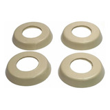 Roseta Bege Marfim Manivela Interna Fusca Antigo - Kit Com 4