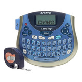 Rotulador Eletronico Dymo Letratag Lt100t Azul Metalico
