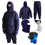 Roupa Câmara Fria Japona + Calça + Luva Ssice + Capuz + Meia