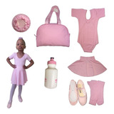 Roupa De Ballet Infantil C/ Bolsa De Balé Para Bailarina K7