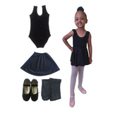 Roupa De Ballet Infantil Juvenil Uniforme P/ Bailarina, K4