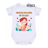 Roupa De Bebê Body Personalizado Dia Das Mães R563