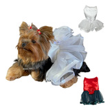 Roupa De Pet Natal Ano Novo Casamento Noivinha Cachorro Gato