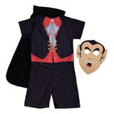Roupa E Acessório Do Drácula Infantil - Festas E Fantasias