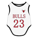 Roupa Esportiva Bulls Para Pet Cachorro Grande Porte Verão