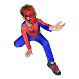 Roupa Fantasia Infantil Longa Com Enchimento Homem-aranha 