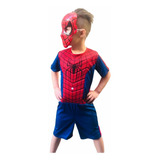 Roupa Infantil Fantasia Curta Com Enchimento Homem-aranha 