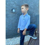 Roupa Infantil Kit 3 Camiseta Manga Longa Frio Promoção