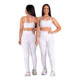 Roupa Para Academia Fitness Conjunto Legging + Top Qualidade