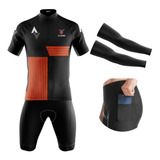 Roupa Para Ciclismo Masculino Conjunto Uniforme Ciclista Kom