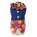 Roupa Pet De Cachorro Fantasia Palhaço Palhacinho Carnaval