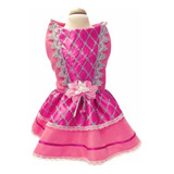 Roupa Pet Fantasia Vestido Princesa Rosa Cães E Gatos