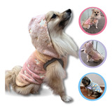 Roupa Pet Pijama Cachorro Gato Quentinha Com Capuz