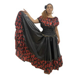 Roupa Pombagira Cigana Rosas Rodada