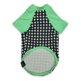 Roupa Roupinha Camiseta Pet Cachorro Proteção Uv 50+ Green
