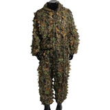 Roupa Sniper Camuflagem Folha 3d Tatico Militar Airsoft Caça