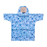 Roupão Bebê Estampado Ursinho Estrela Azul Com Capuz Bambi
