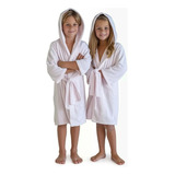 Roupão Infantil Microfibra Fleece Com Capuz 5 A 12 Anos